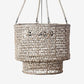 Double Barrel Hand Woven Natural Rope Chandelier-White Wash by Jeffan | Chandeliers | Modishstore - 5