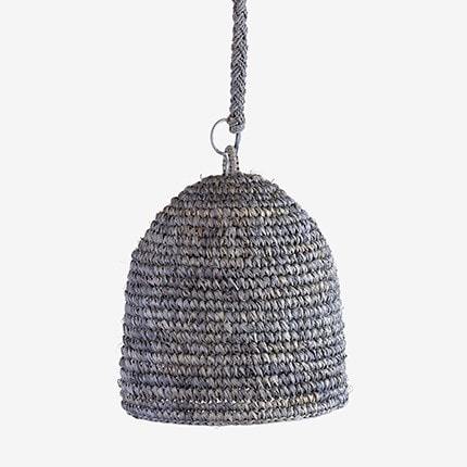 Anika Pendant Woven Raffia-Grey Wash by Jeffan | Pendant Lamps | Modishstore - 9