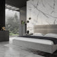Nova Domus Juliana - Italian Modern Dark Grey Upholstered Bed | Modishstore | Beds