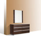 Vig Furniture Modrest Luxor Italian Modern Ebony Mirror | Modishstore | Mirrors