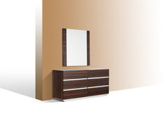 Vig Furniture Modrest Luxor Italian Modern Ebony Mirror