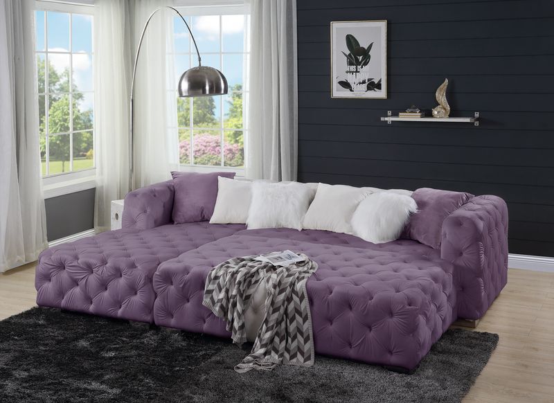 Qokmis Sectional Sofa By Acme Furniture | Sectional | Modishstore - 7