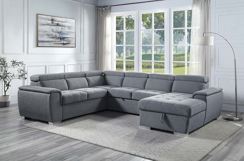 Hanley Sectional Sofa  By Acme Furniture | Sectional | Modishstore