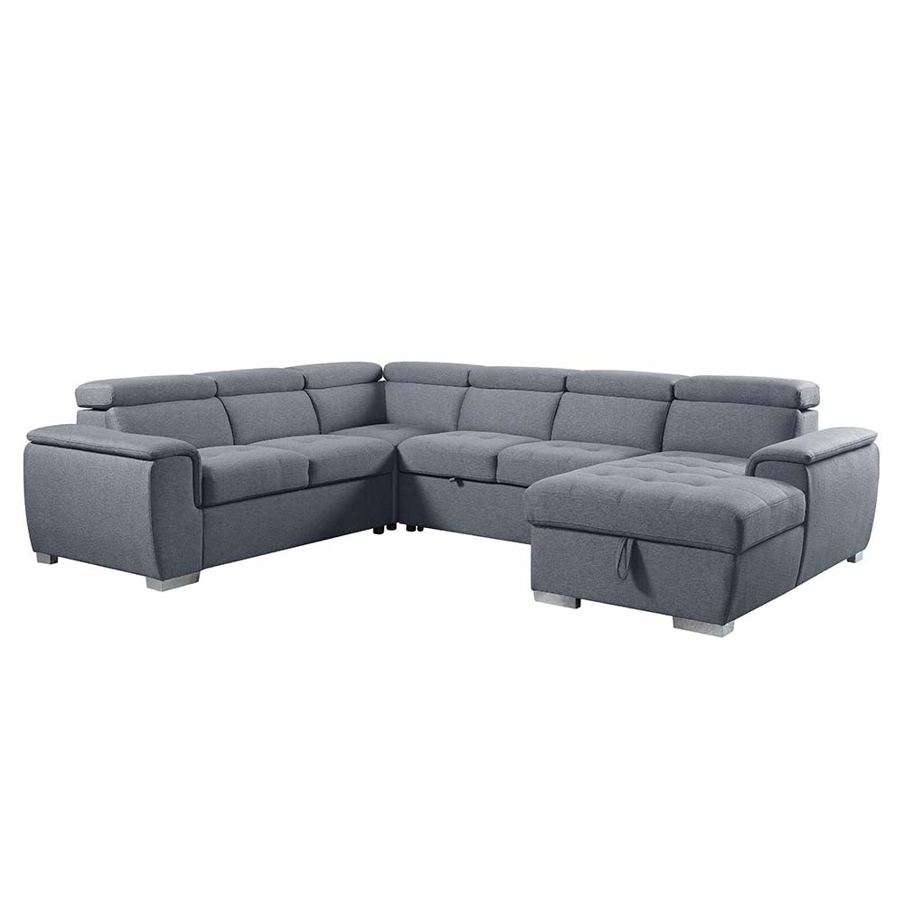 Hanley Sectional Sofa  By Acme Furniture | Sectional | Modishstore - 2