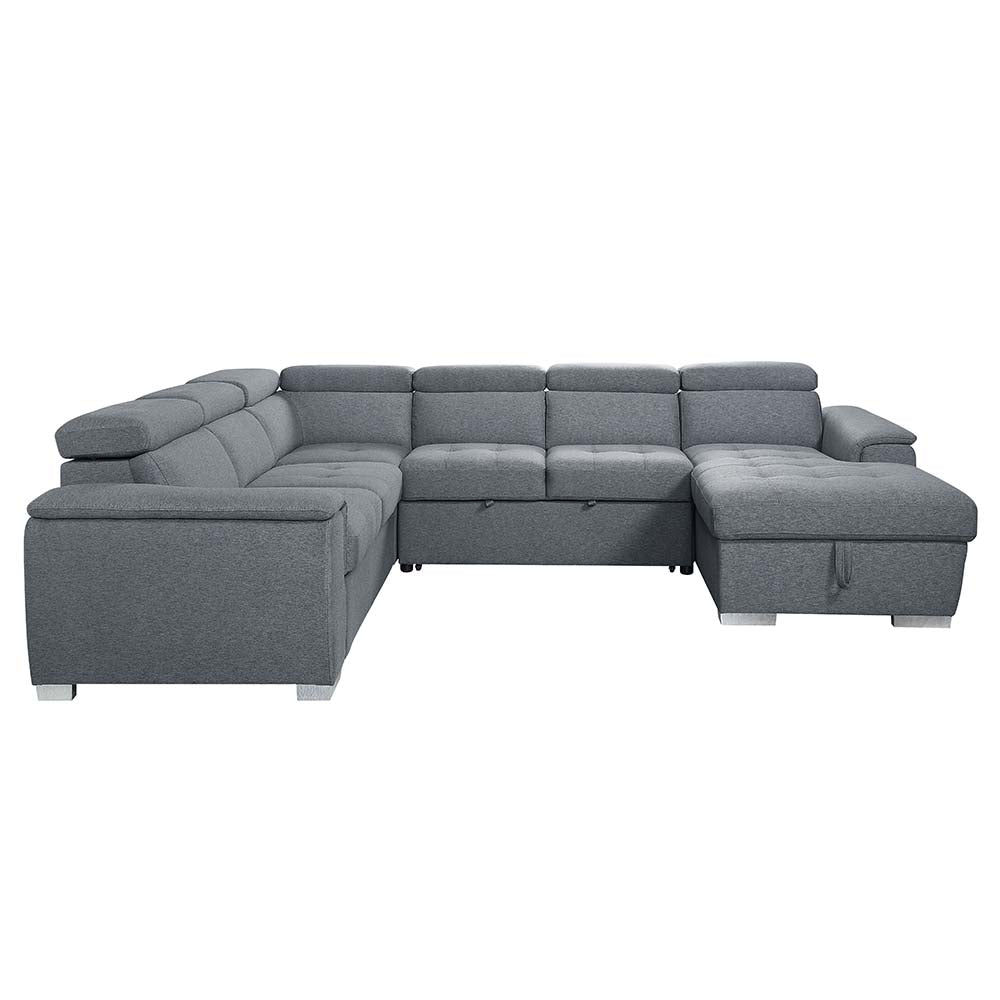 Hanley Sectional Sofa  By Acme Furniture | Sectional | Modishstore - 3