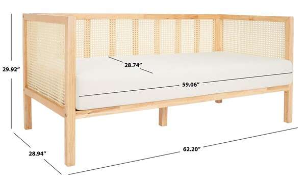 Safavieh Dune Rattan 3 Seater Sofa - Natural | Sofas | Modishstore - 4