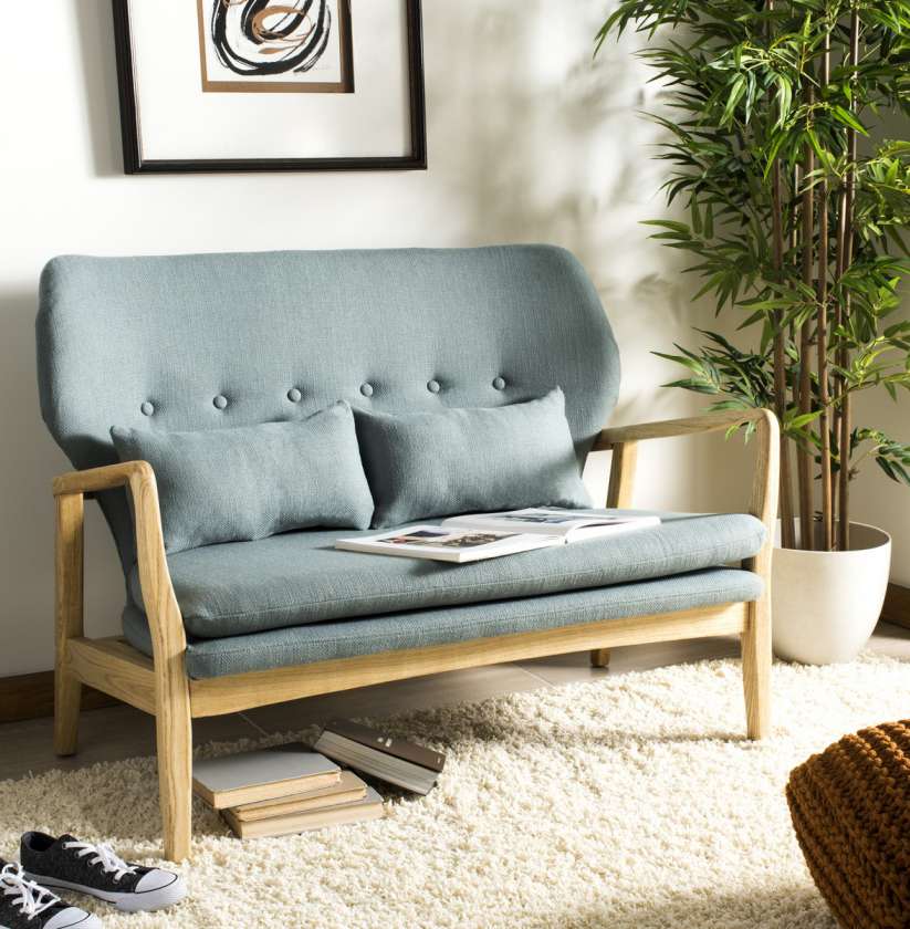 Safavieh Ellaria Loveseat | Loveseats | Modishstore - 2