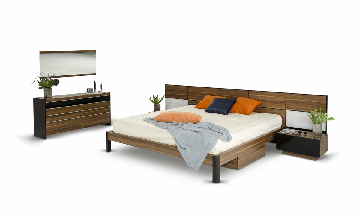 Modrest Rondo Modern Bed with Nightstands-2