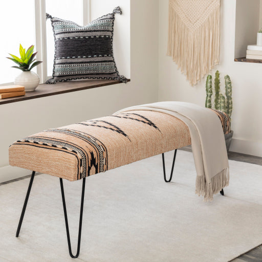 Surya Upholstered Bench - MAM-002 | Stools & Benches | Modishstore