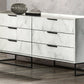 Nova Domus Marbella - Italian Modern White Marble Dresser-3