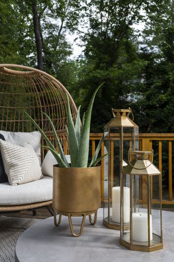 Marigold Lantern By Accent Decor | Lanterns | Modishstore - 1