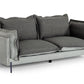 Divani Casa Mars - Modern Grey & Dark Grey Fabric Sofa-4