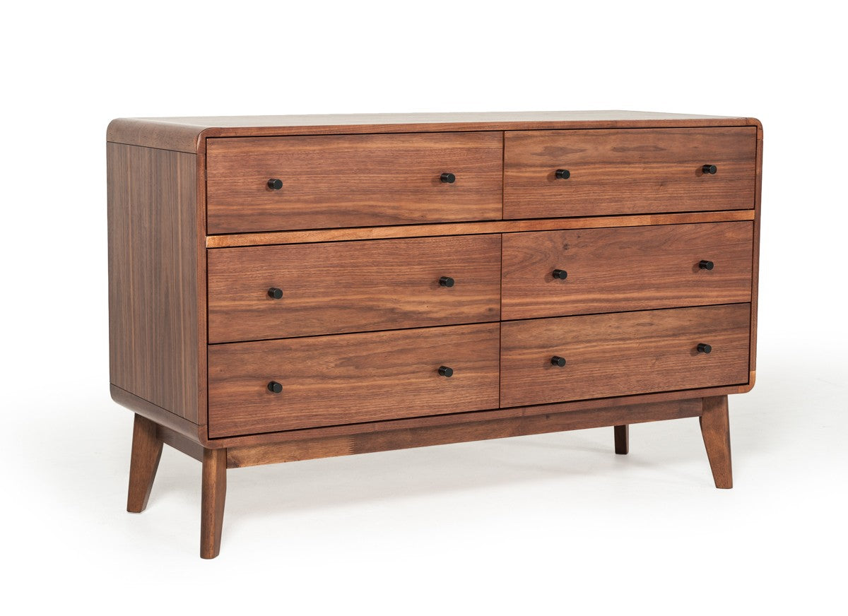 Vig FurnitureModrest Marshall Mid-Century Modern Walnut Dresser | Modishstore | Dressers-3