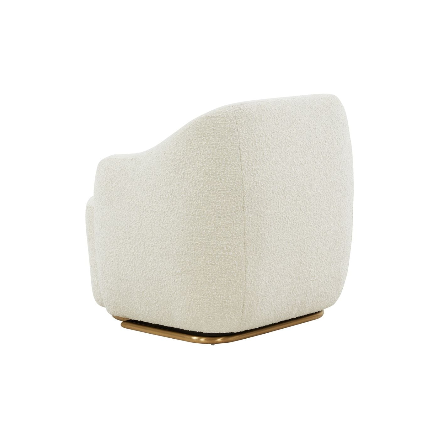 Modrest Masha Modern Off White Sherpa Accent Chair | Lounge Chairs | Modishstore - 4
