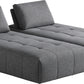 Divani Casa Edgar Modern Grey Fabric Modular Sectional Sofa | Sofas | Modishstore - 4