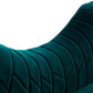 Divani Casa Loretta Modern Green Velvet Sofa | Sofas | Modishstore - 3