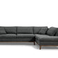 Divani Casa Hickman Modern Dark Grey Fabric Sectional Sofa-2
