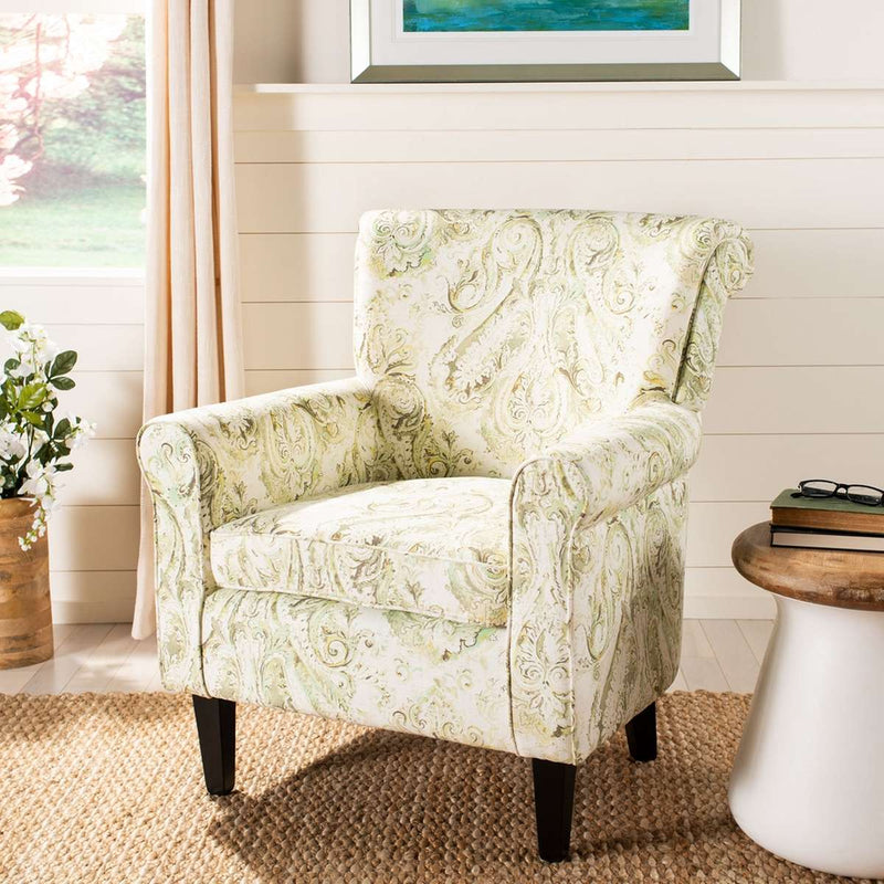 Safavieh Hazina Club Chair - Green | Accent Chairs | Modishstore