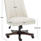 Safavieh Scarlet Desk Chair - Beige Stripe | Office Chairs | Modishstore - 3