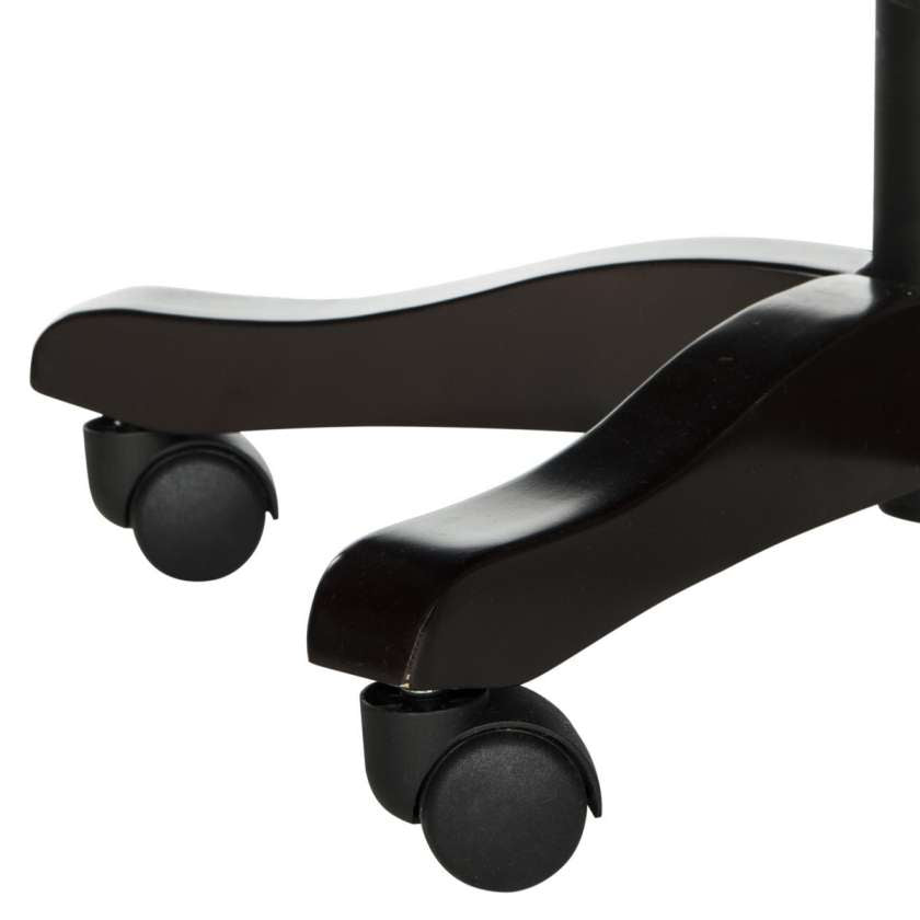Safavieh Soho Tufted Linen Swivel Desk Chair | Office Chairs | Modishstore - 2