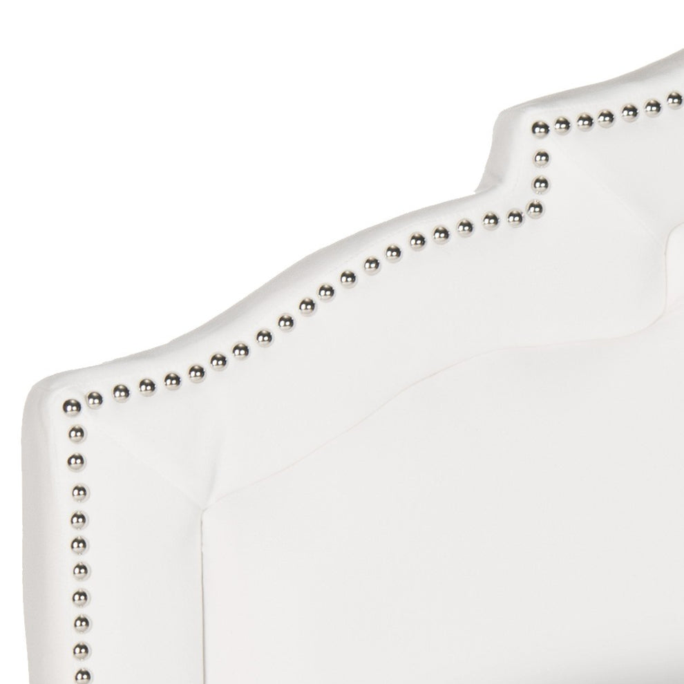 Safavieh Alexia Headboard King Size - White | Headboards | Modishstore - 3