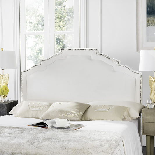 Safavieh Alexia Headboard Queen Size - White | Headboards | Modishstore