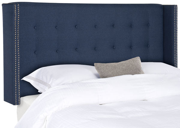 Safavieh Keegan Headboard Queen Size - Navy | Headboards | Modishstore - 2