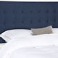 Safavieh Keegan Headboard Full Size - Navy | Headboards | Modishstore - 2