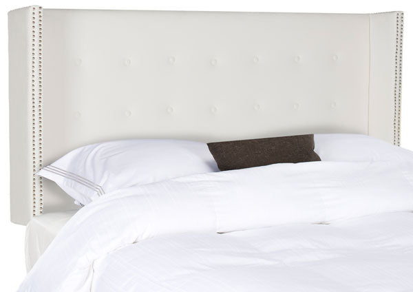Safavieh Keegan Headboard Queen Size - White | Headboards | Modishstore - 2