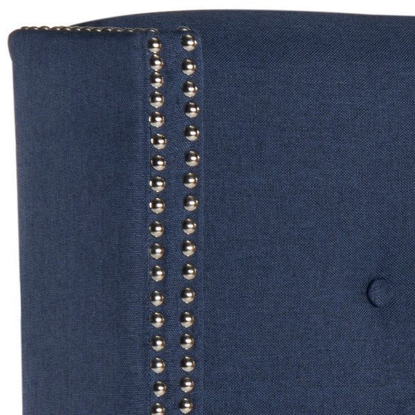 Safavieh Keegan Headboard Queen Size - Navy | Headboards | Modishstore - 5