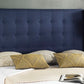 Safavieh Keegan Headboard Full Size - Navy | Headboards | Modishstore
