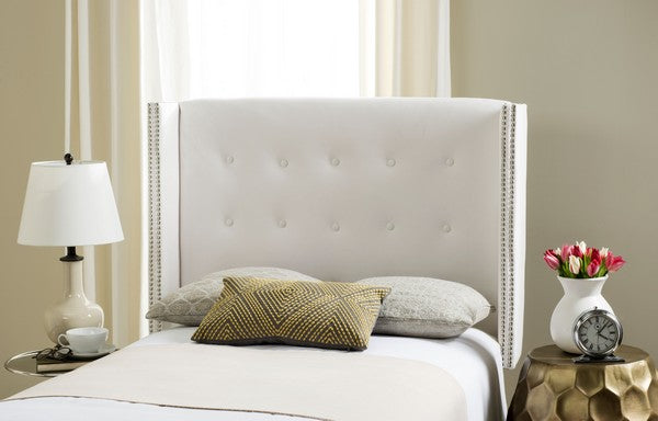 Safavieh Keegan Headboard Queen Size - White | Headboards | Modishstore - 3