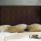 Safavieh Keegan Headboard Full Size - Chocolate | Headboards | Modishstore