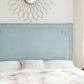 Safavieh Remington Queen Headboard Queen Size - Sky Blue | Headboards | Modishstore