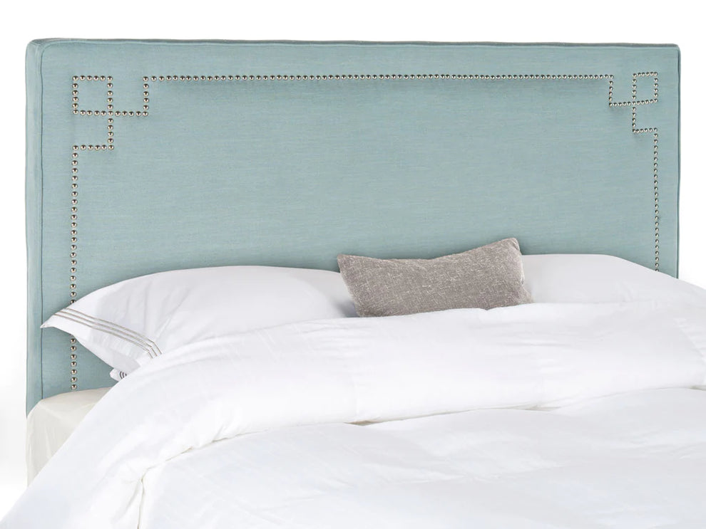 Safavieh Remington Queen Headboard Queen Size - Sky Blue | Headboards | Modishstore - 2