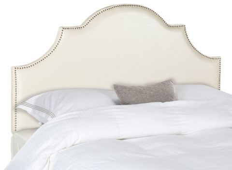 Safavieh Hallmar King Headboard King Size - Flat Cream | Headboards | Modishstore - 5