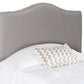 Safavieh Jeneve Twin Headboard Twin Size - Artic Grey | Headboards | Modishstore