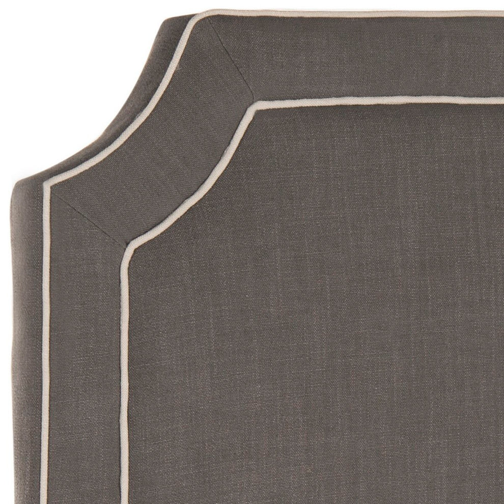 Safavieh Dane Queen Headboard Queen Size - Charcoal | Headboards | Modishstore - 3