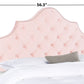 Safavieh Arebelle Full Headboard Full Size - Blush | Headboards | Modishstore - 3