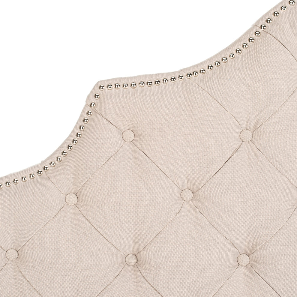Safavieh Arebelle King Headboard King Size - Taupe | Headboards | Modishstore - 3