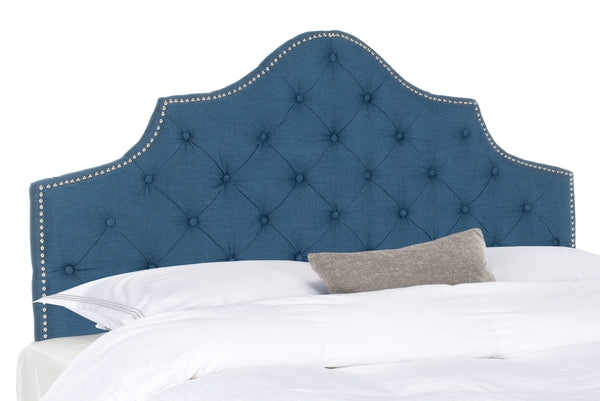 Safavieh Arebelle King Headboard King Size - Steel Blue | Headboards | Modishstore - 2