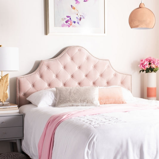 Safavieh Arebelle Queen Headboard Queen Size - Blush | Headboards | Modishstore