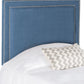 Safavieh Cory Twin Headboard Twin Size - Steel Blue | Headboards | Modishstore - 2