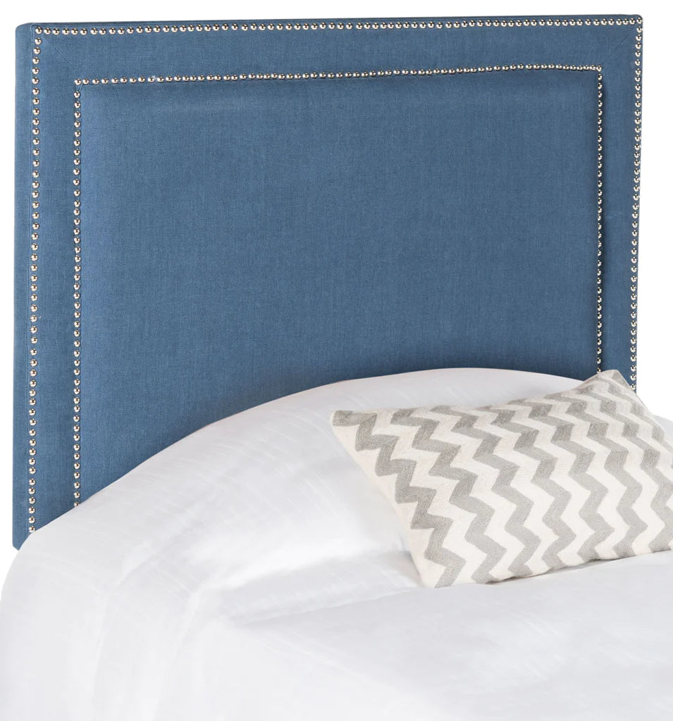 Safavieh Cory Twin Headboard Twin Size - Steel Blue | Headboards | Modishstore - 2