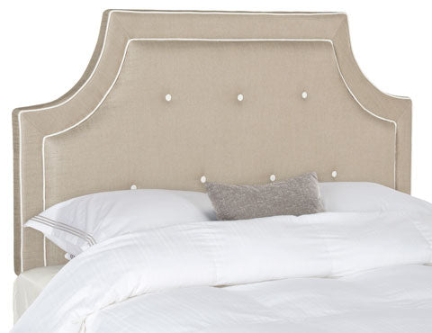 Safavieh Tallulah Headboard King Size - Oyster Grey | Headboards | Modishstore - 2