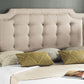 Safavieh Sapphire Headboard Queen Size - Taupe | Headboards | Modishstore