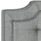 Safavieh Sapphire Headboard King Size - Grey | Headboards | Modishstore - 3
