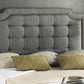 Safavieh Sapphire Headboard Full Size - Grey | Headboards | Modishstore