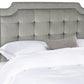 Safavieh Sapphire Headboard Full Size - Pewter | Headboards | Modishstore - 2