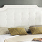 Safavieh Sapphire Headboard King Size - White | Headboards | Modishstore